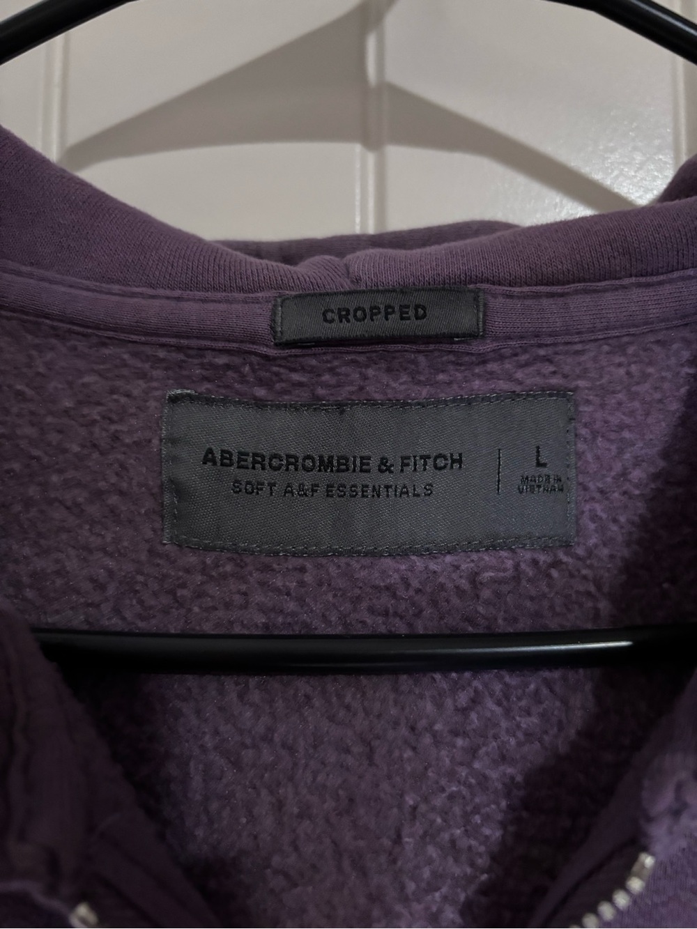 Abercrombie & Fitch Purple Full-Zip Hoodie - Picture 5 of 5